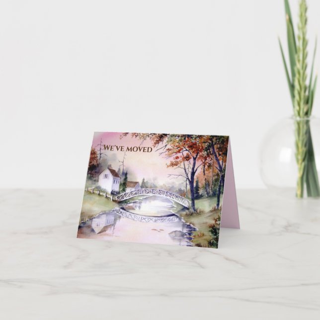 Nytt hem för Arched Bridge har Flyttat avisering Meddelande (Framsida)