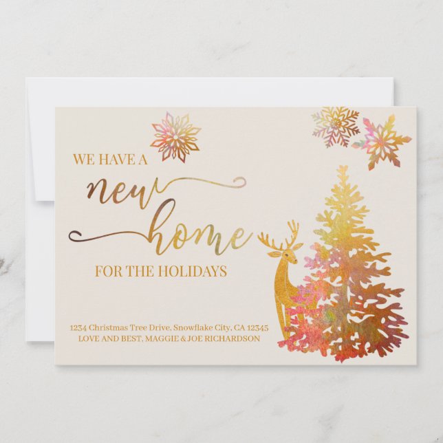 Nytt hem för Helgdagarna Guld Julgran Meddelande (Framsida)