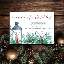 Nytt hem för Helgdagarna Holly Mistletoe Flytta Meddelande