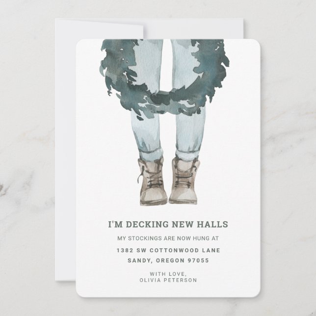 Nytt hem för Helgdagarna | Utbrott Julkort (Framsida)