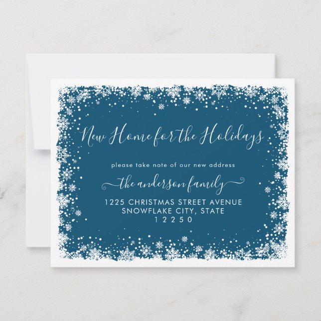 Nytt hem för Helgdagarnas Flytta i Snö Meddelande (Framsida)