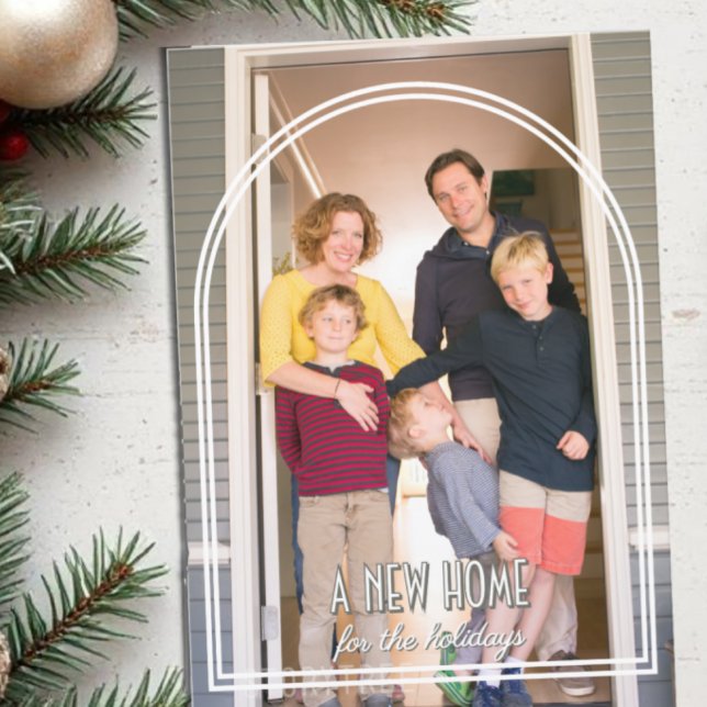 Nytt hem för Helgdagarnas Flytta jul Julkort (Skapare uppladdad)