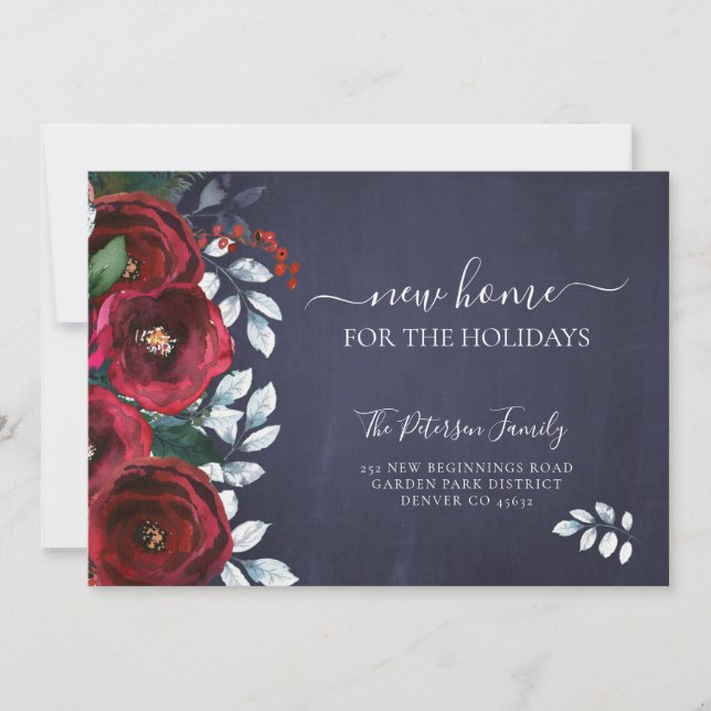 Nytt hem för helgdagarnas flytta jul meddelande (Framsida)