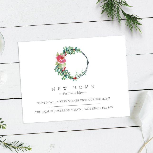 Nytt hem för Helgdagarnas Flytta-meddelande Vykort (Skapare uppladdad)