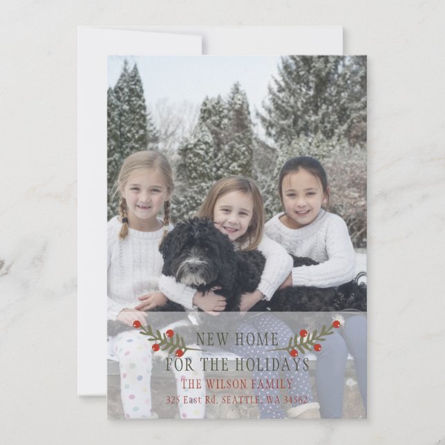 Nytt hem för Helgdagarnas fotomeddelande Julkort (Framsida)