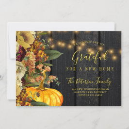 Nytt hem för helgdagarnas Thanksgiving flytta Meddelande