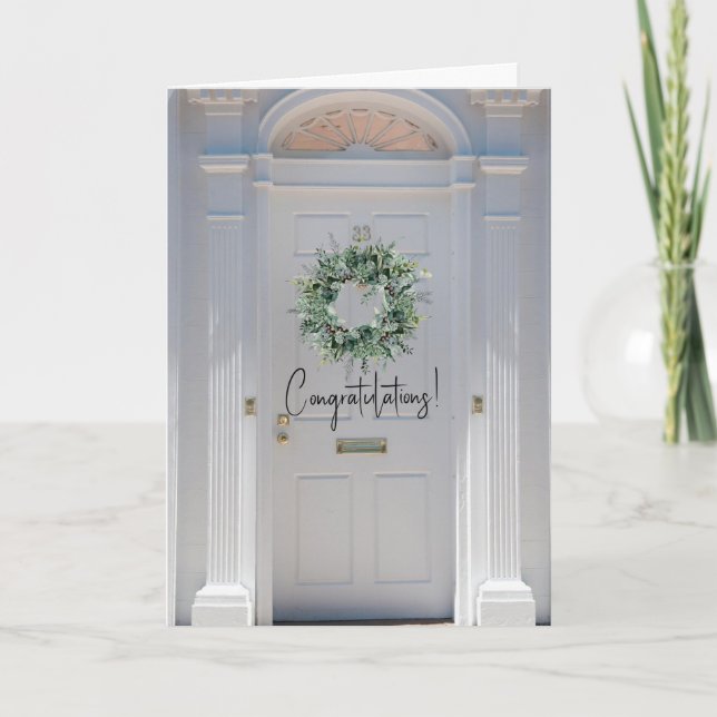 Nytt Hem-Grattisar, mappat gratulationskort Kort (Framsida)