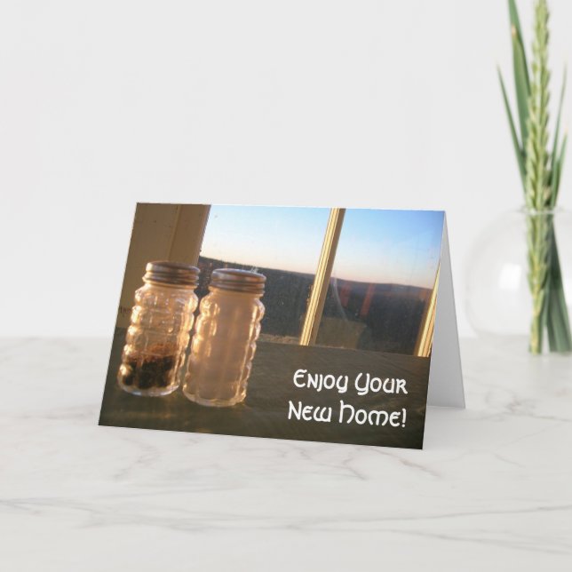 Nytt hem- gratulerart kort (Framsida)