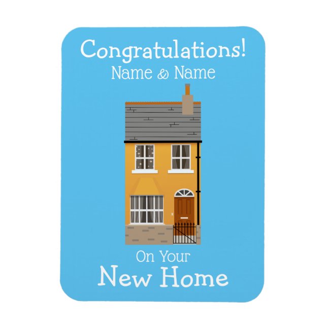 Nytt Hem Magnet (Vertikal)