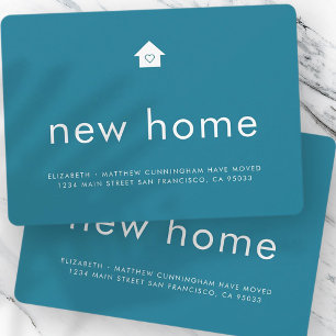 Nytt hem med modern Bright Färg-minimalistisk nyst Meddelande