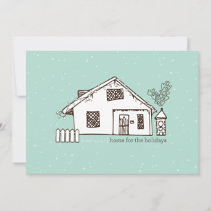 Nytt hem, Nytt adress för Helgdagar Julkort