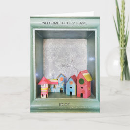 Nytt hem| Nytt hus| Pappra hus| Färgfull| Humo Kort