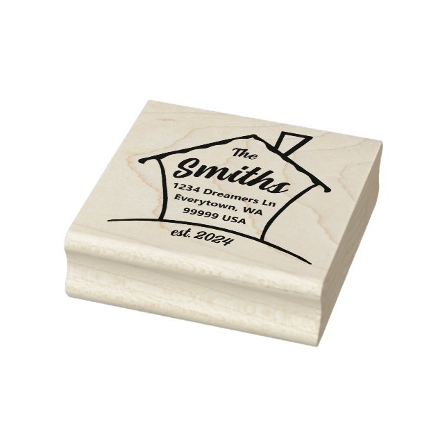 Nytt hem stämpel (Stämpel)