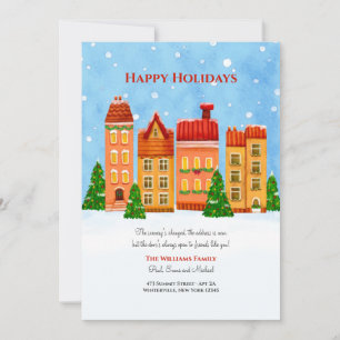 Nytt hemkort för jultorn - nytt Helgdag Julkort