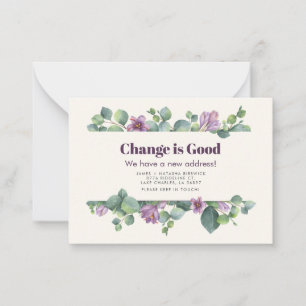 Nytt hemlandsmeddelande om Flytta av eukalyptus i  Anteckningskort