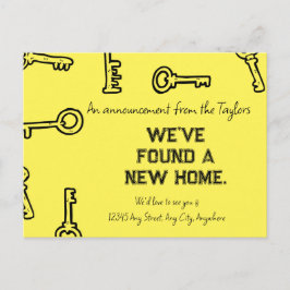 Nytt hemmeddelande/Nyckel-tema Vykort