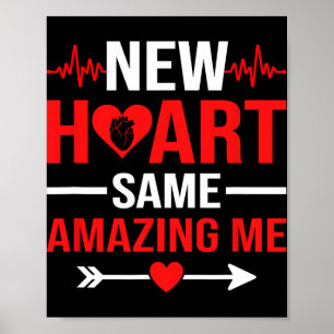 Nytt hjärta Samma fantastiska jag Hjärttransplanta Poster