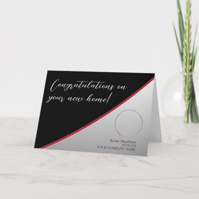 Nytt Home Real Gods-fotbolls-visitkort Kort (Framsida)