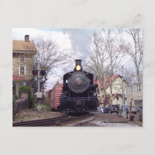 Nytt Hope & Ivyland Steam Engine nr 40 Vykort