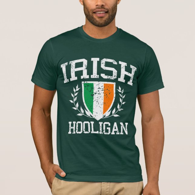 NYTT! Irländsk huligan T Shirt (Framsida)