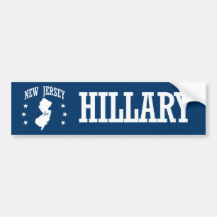 NYTT - Jersey FÖR HILLARY Bildekal