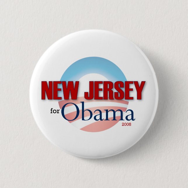 NYTT - Jersey för Obama Knapp (Framsida)