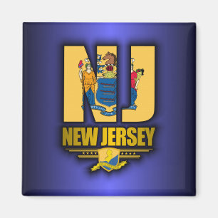 Nytt - jersey (NJ) Magnet