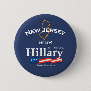 Nytt - jerseyen behöver Hillary knäppas Knapp