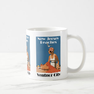 Nytt - jerseyen sätter på land den ~-Ventnor Kaffemugg