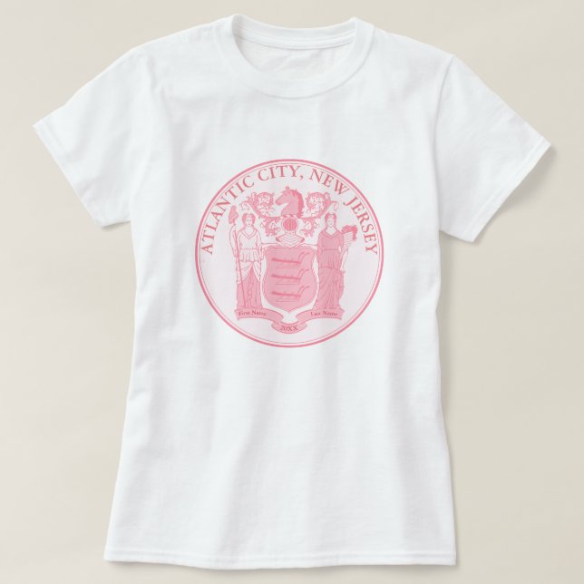 Nytt - jerseyflickan personifierar t-shirt (Design framsida)