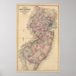 Nytt - jerseykartbokkarta poster