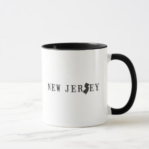 Nytt - jerseynamn med det statliga formade brev mugg