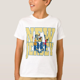 Nytt - jerseystatlig flagga t-shirt
