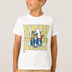 Nytt - jerseystatlig flagga tee