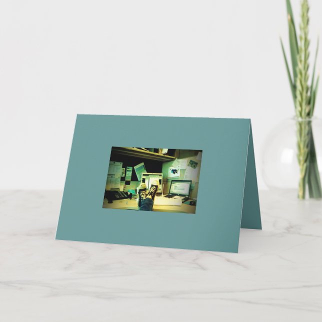 Nytt jobb - grattis - kort (Framsida)