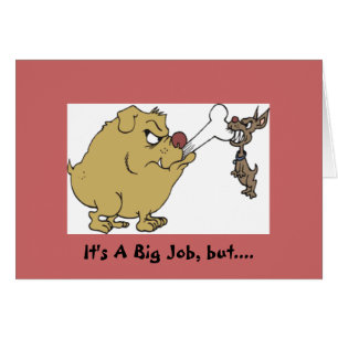 Nytt jobb hälsningskort