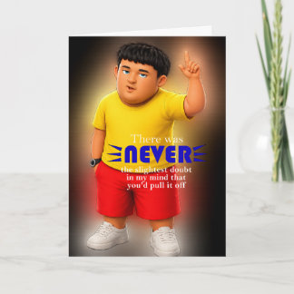 nytt jobb, klarat baren grattis kort