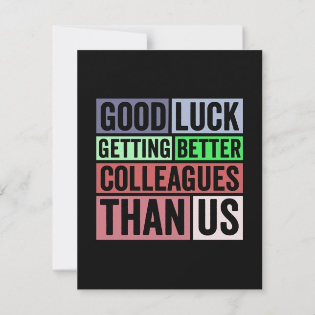 Nytt jobb roligt | Farewell Coworking Lämnar | BRA Meddelande (Framsida)