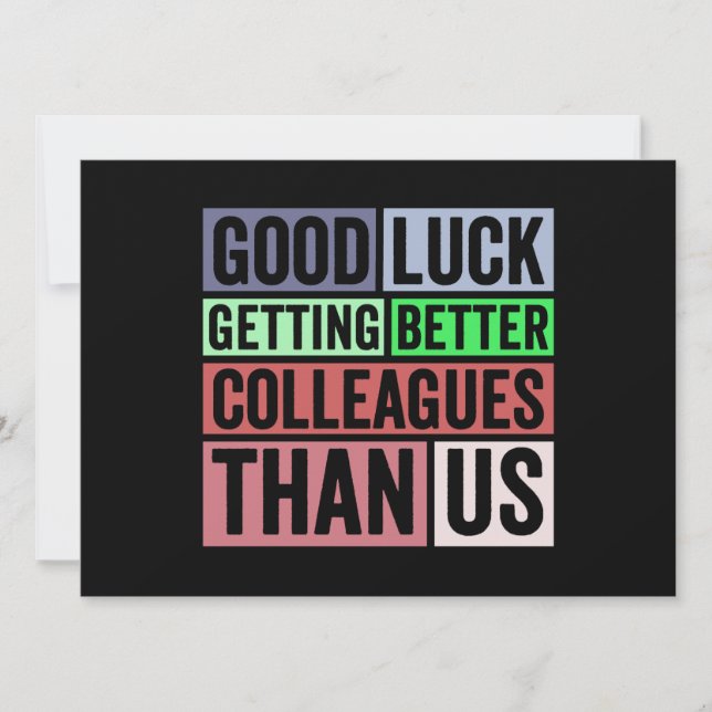 Nytt jobb roligt | Farewell Coworking Lämnar | BRA Meddelande (Framsida)