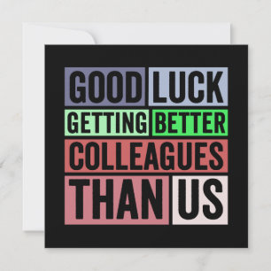 Nytt jobb roligt   Farewell Coworking Lämnar   BRA Rådkort