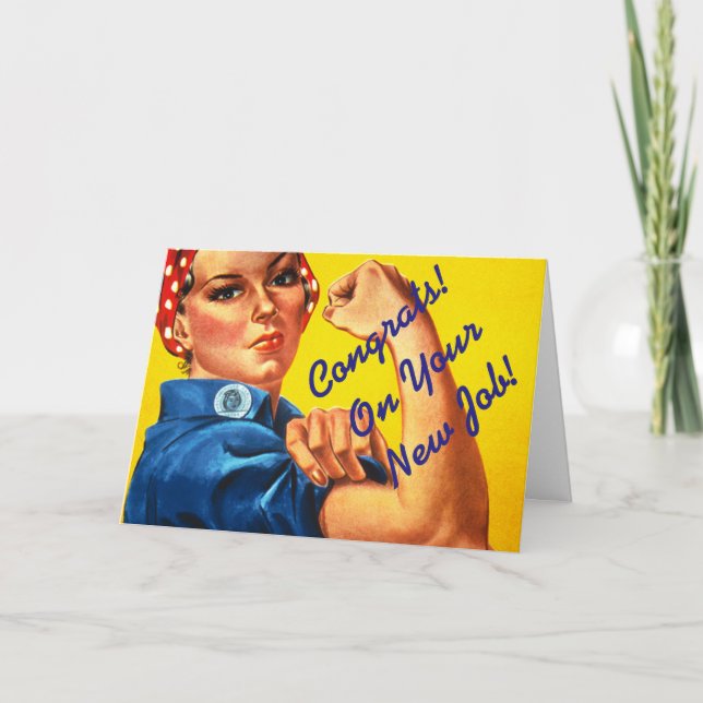 Nytt jobbkort "Rosie the River". Kort (Framsida)