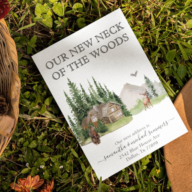 Nytt kabinnummer för meddelande om Flytta hemma Vykort (Skapare uppladdad)