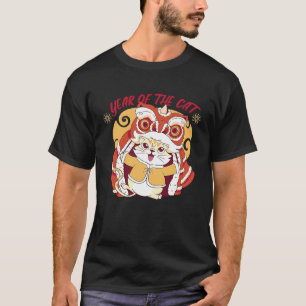 Nytt kaninår Katt Kinesisk zodiak Drak C T Shirt