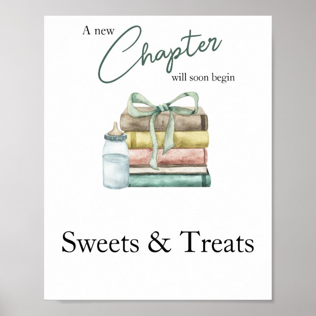 Nytt kapitel Babydusch Söder och behandlingar Poster (Framsidan)