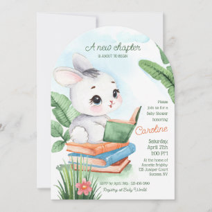 Nytt kapitel - babyskor inbjudningar