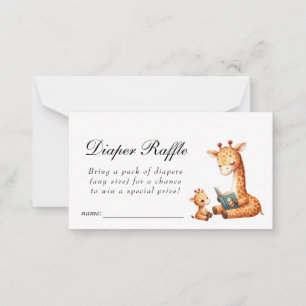 Nytt kapitel Bok Baby Shower Diaper Raffle Biljett Anteckningskort