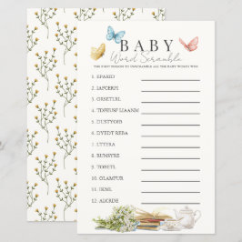 Nytt kapitel Bok Tea Baby Ord-scenspel