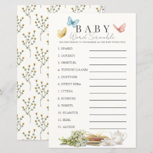 Nytt kapitel Bok Tea Baby Ord-scenspel