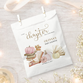 Nytt kapitel Bok tema Blue Pumpkin Baby Shower