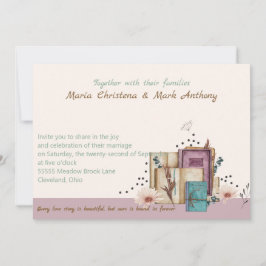 Nytt kapitel Börjar Bröllopsinbjudan Inbjudningar